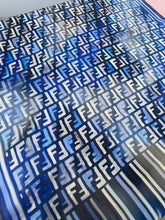 Fendi Mavi Renk 180x65cm Şal